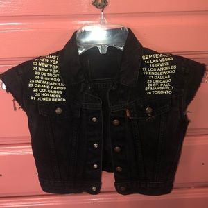The Who 2002 North American tour crop Jean vest